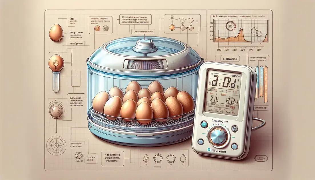 Como funciona o termostato na incubação?